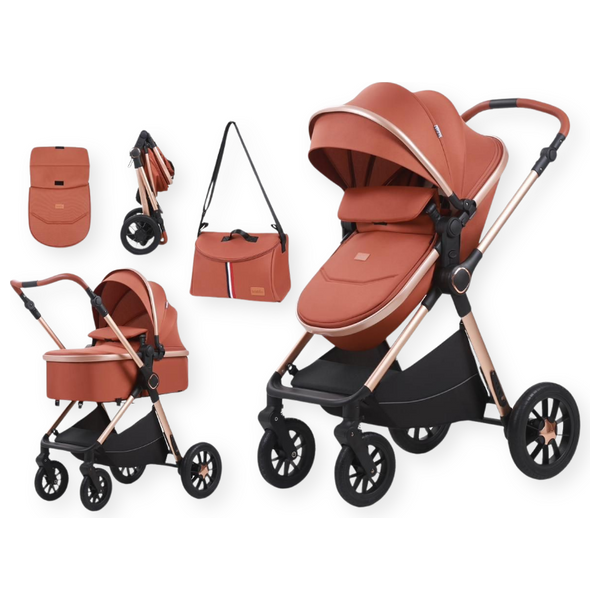 Elryan Kidilo Baby Stroller Brown