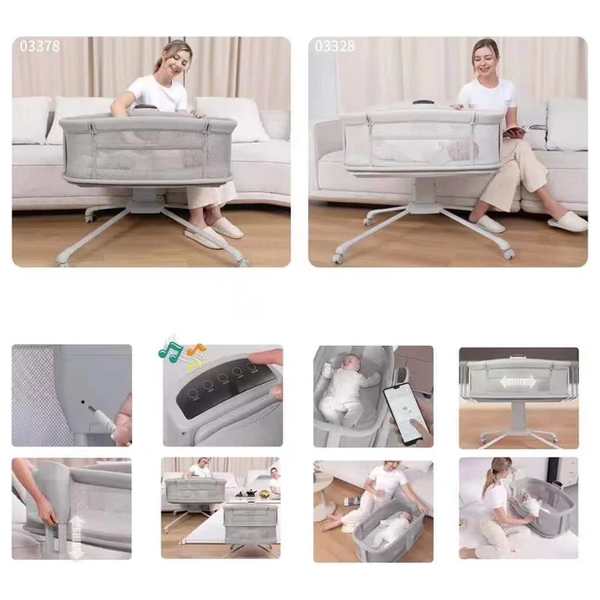  سرير اطفال ماستيلا - ابيض 