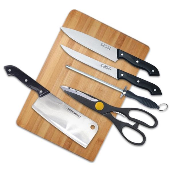  مجموعة سكاكين مع لوح تقطيع رويال فورد - 5 قطعة 