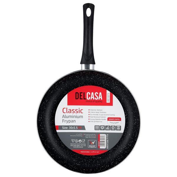  DELCASA DC1571 - Frypan 30Cm - Black 