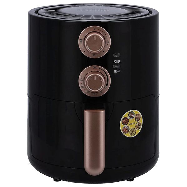  قلاية هوائية كريبتون - KNAF6340 - اسود 