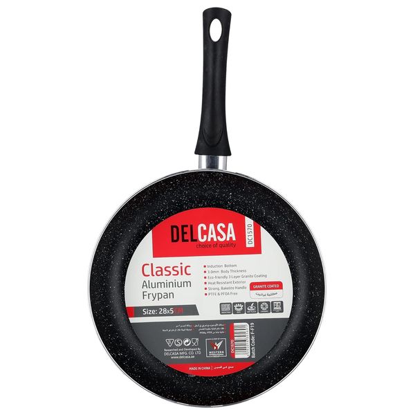  DELCASA DC1570 - Frypan 28Cm - Black 