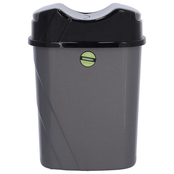  RoyalFord RF10114 -  Plastic Dust Bin - Black 
