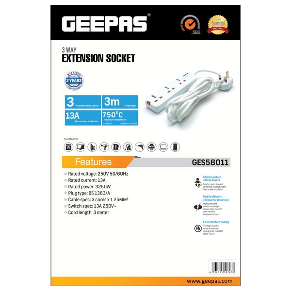  قابس كهرباء جيباس - GES58011 