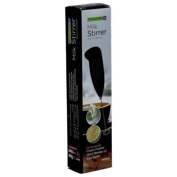  RoyalFord RF9596 - Milk Stirrer - Black 