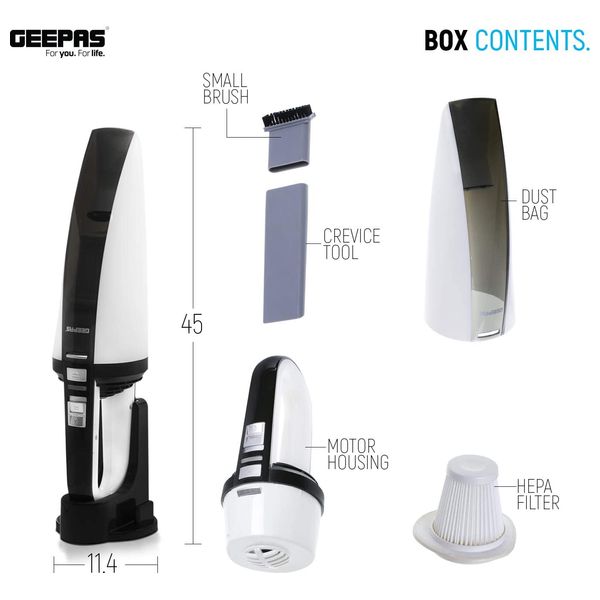  Geepas 6294015510096 - Handheld Vacuum Cleaner 