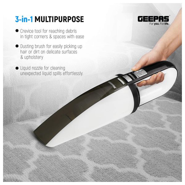  Geepas 6294015510096 - Handheld Vacuum Cleaner 