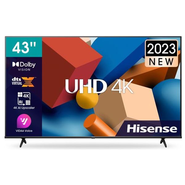  Hisense 43 -Inch 43A61K Series - Smart - 4K -60Hz 