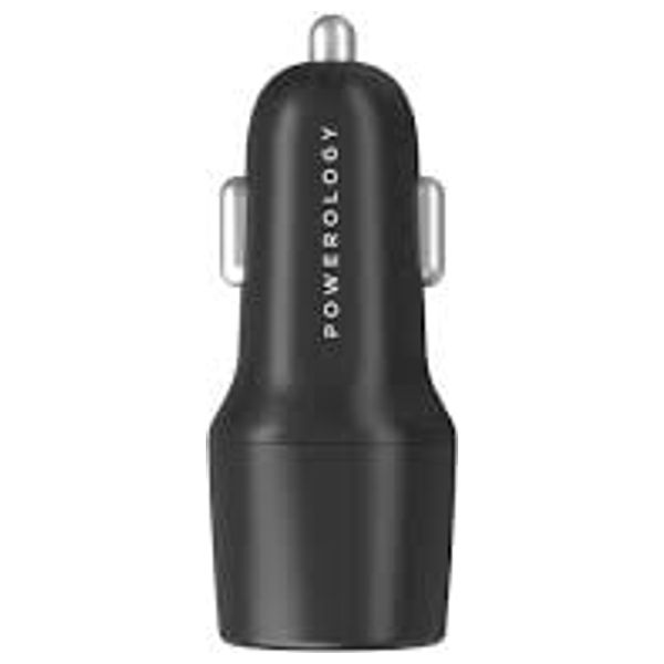  شاحن سيارة باورولوجي - PCCSR004 - اسود 