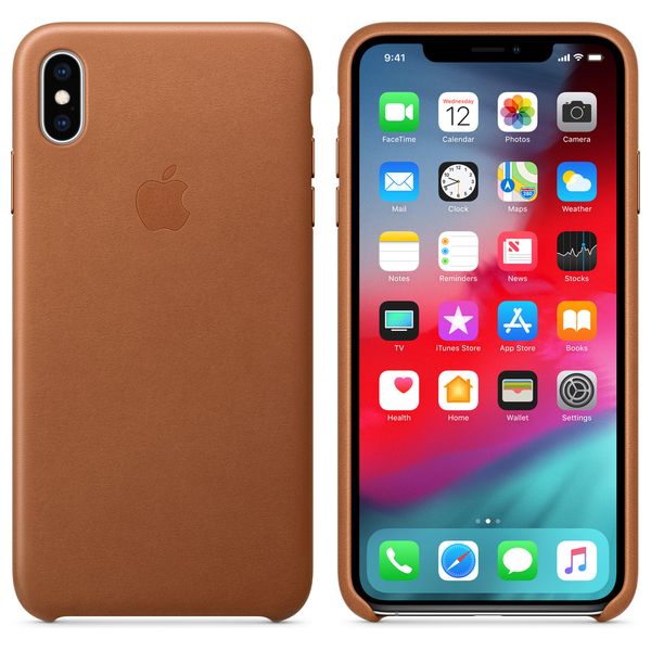  Apple A0130 - Mobile Cover For iPhone XS MAX - Saddle Brown 
