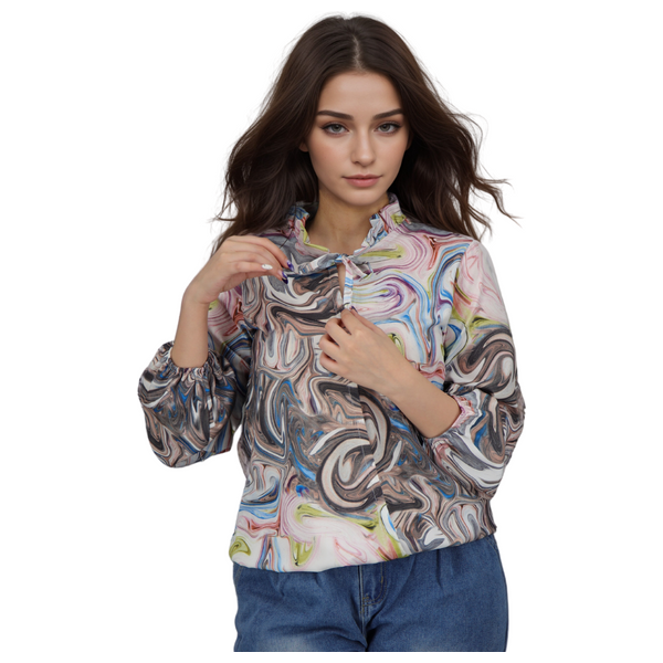 ENKI Women's long jacket made of soft fabric - XXL