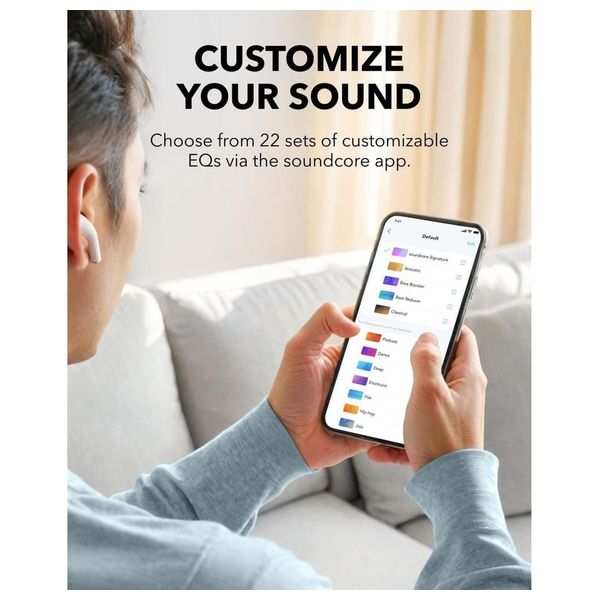  Anker SOUNDCORE K20i - Bluetooth Headphone In Ear - White 