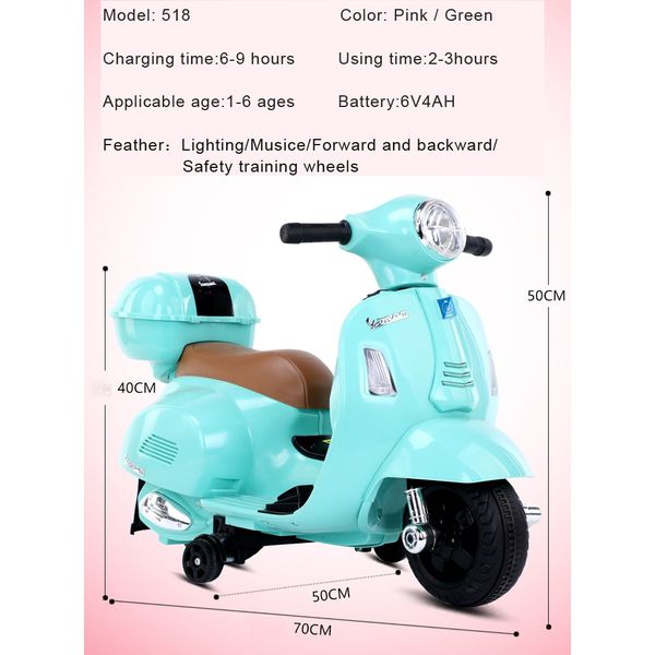  Hanar 014400029828 - Electric Bike for Children - Mint 
