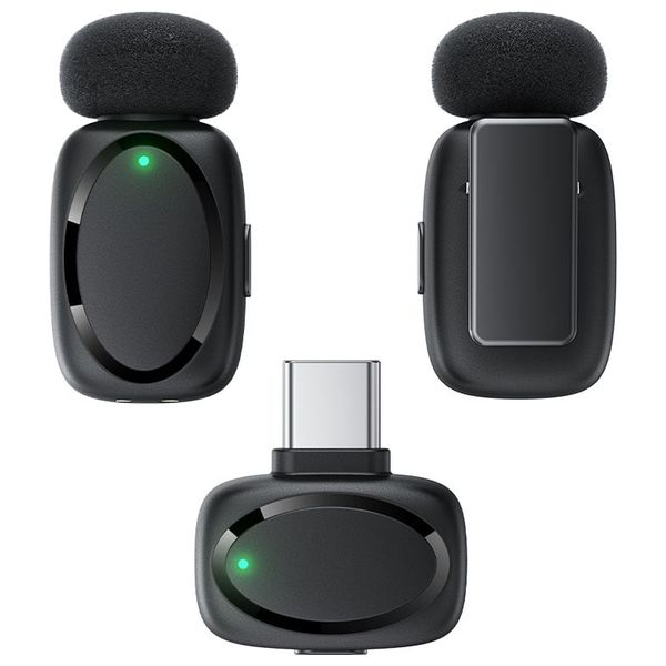  AceFast R2 - Dual Wireless Lavalier Microphone - Black 