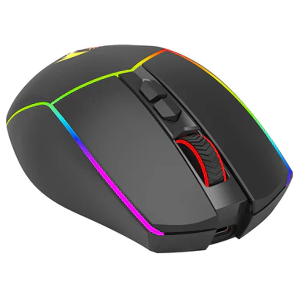  ماوس العاب لاسلكي ريدراكون - M814RGBPRO - ازرار قابلة للبرمجة 8 - اضاءة RGB  - اسود 