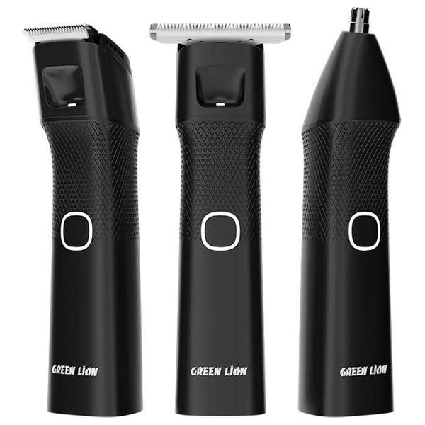 ماكينة تشذيب جسم كرين ليون GLTHT3 - شفرة ستانلس ستيل -  بطارية 1200 مللي امبير - مقاومة للماء - اسود