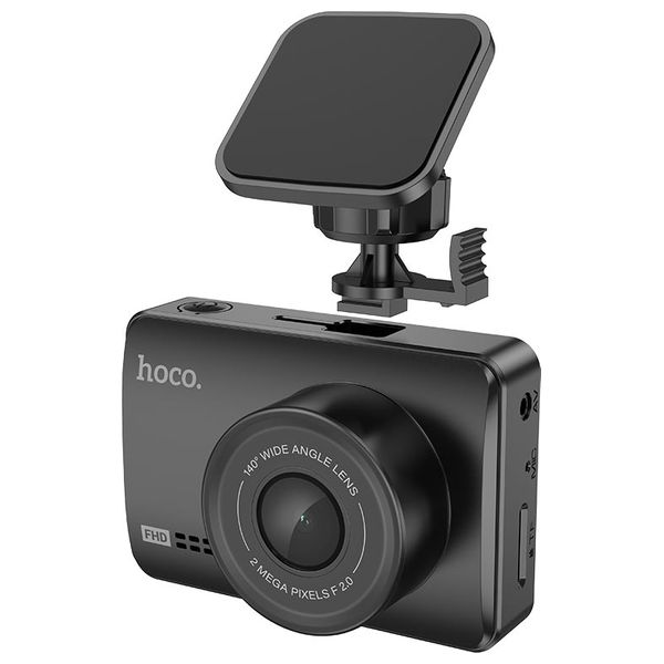  Hoco DV2 - Dash Cam - 1080P Front Camera - 2.45-Inch IPS Display - Black 