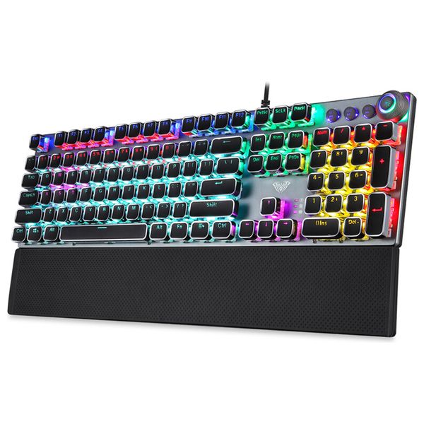 AULA f2o88 Mechanical Gaming Keyboard - Wired - RGB