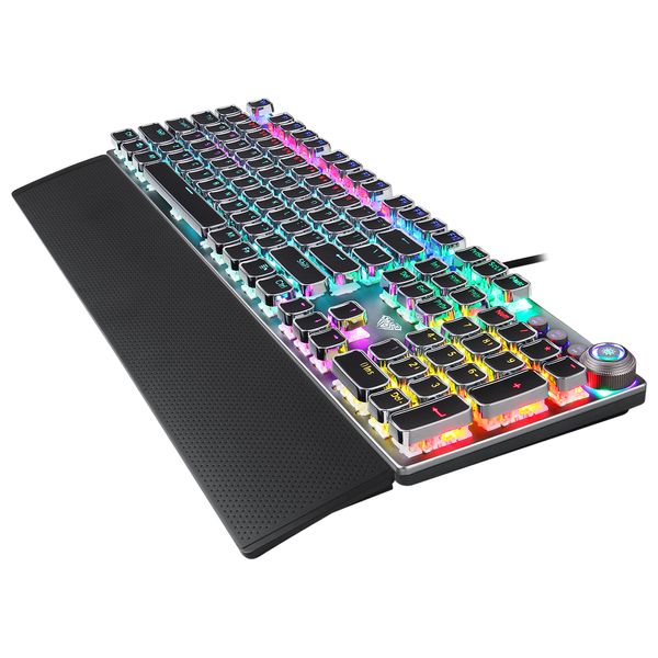 AULA f2o88 Mechanical Gaming Keyboard - Wired - RGB