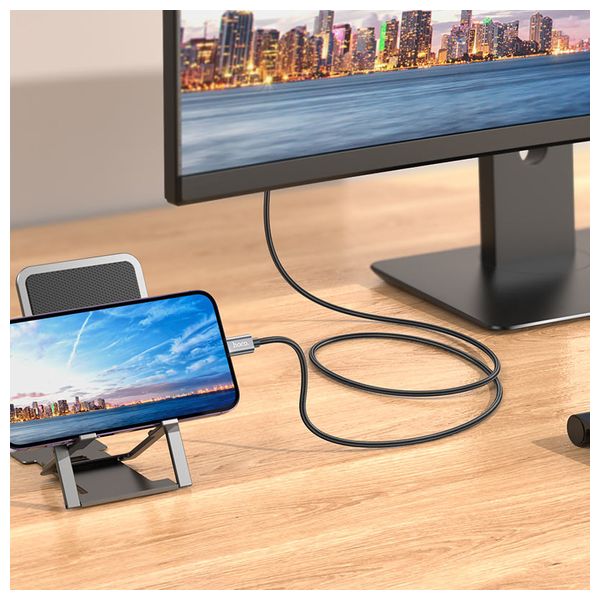 Hoco UA27 Cable - HDMI to Lightning HD - 1080p / 60Hz - 2 Meters Long