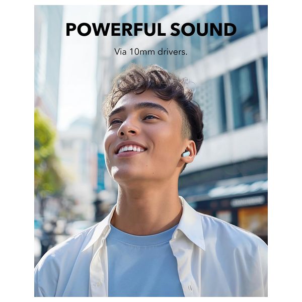  سماعات أذن بلوتوث أنكر Soundcore R50i NC - إلغاء الضوضاء التلقائي - 4 ميكروفونات - مقاومة الماء IP54 