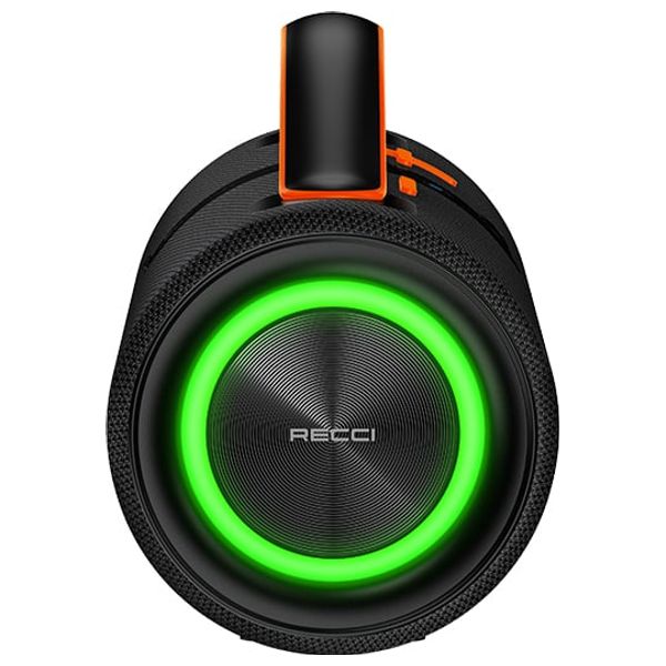 Recci RSK W49 - Bluetooth Speaker - Up To 4000 mAh - Bluetooth 5.3 - Black