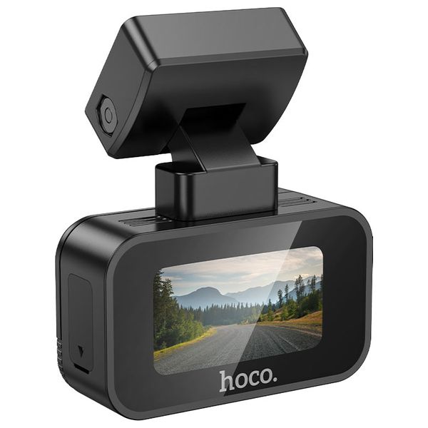 Hoco DV10 - Car Dash Camera - 1.47-Inch IPS Display - 1080P Wide Angle - Black