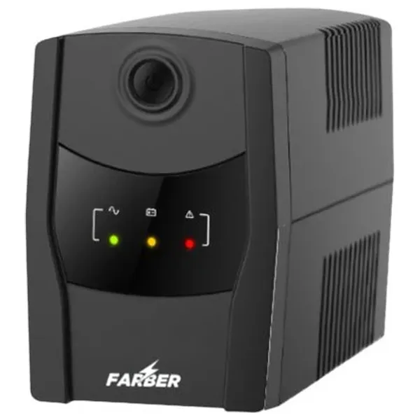 يو بي اس تفاعلي فاربر - 1500 فولت أمبير - 720 واط مع بطارية 24 فولت - أسود