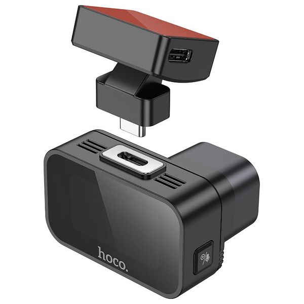 Hoco DV10 - Car Dash Camera - 1.47-Inch IPS Display - 1080P Wide Angle - Black