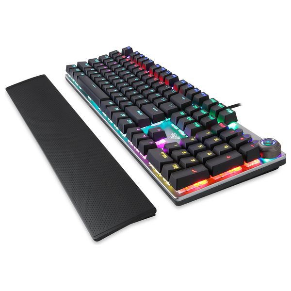 AULA F2058 Wired Gaming Keyboard - Blue Switches - RGB Lighting