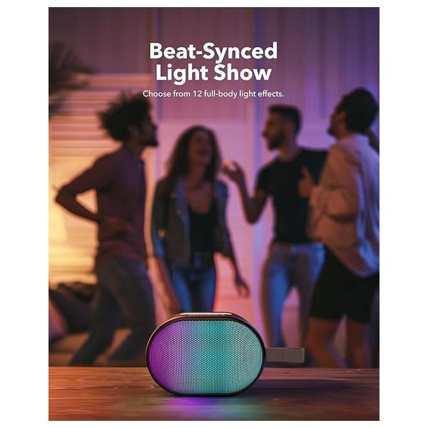 Anker Soundcore Pyro Mini A31A0 Bluetooth Speaker - Dynamic Lighting & 6W Sound
