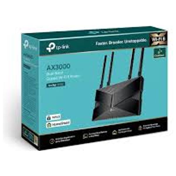  TP-Link Archer AX53 WiFi 6 Dual-Band Router - Black 