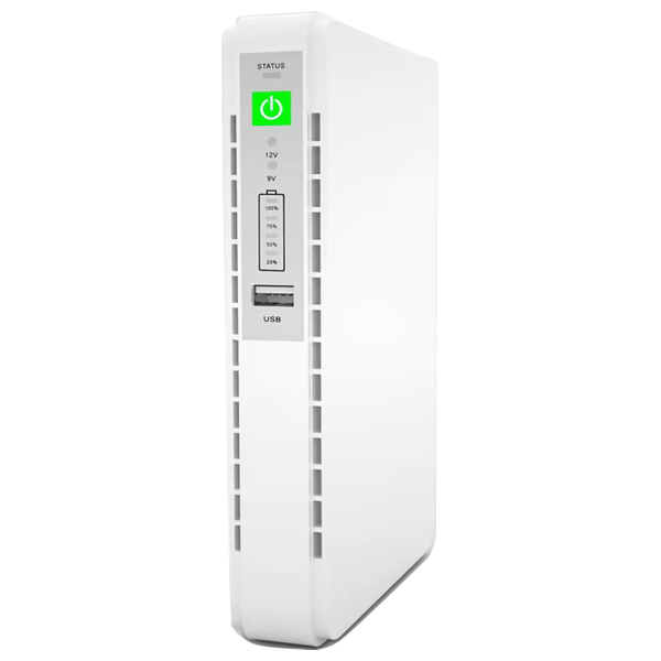 Mini DC UPS Multifunctional Networks - White