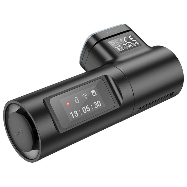 Hoco DV1 - Dash Cam Recorder - 1080P Front Camera - 0.96” TFT Display - Black