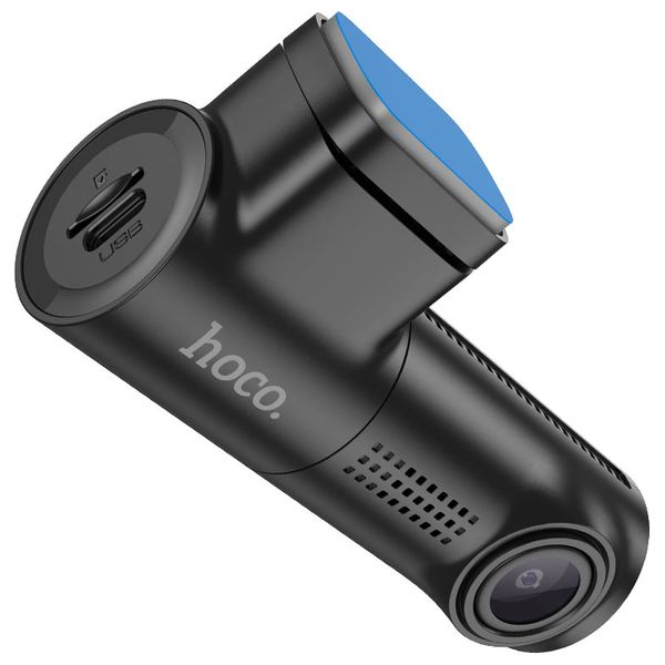 Hoco DV1 - Dash Cam Recorder - 1080P Front Camera - 0.96” TFT Display - Black