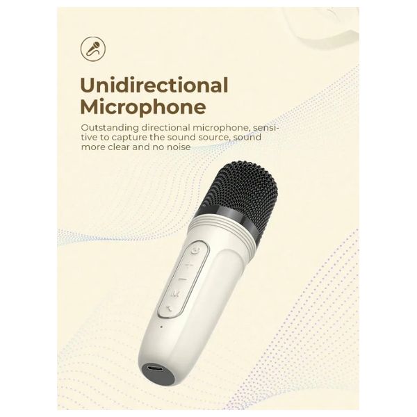 Havit SK819BT Bluetooth Speaker - 5W Power - Bluetooth 5.3 - 1200mAh Battery for Speaker & 500mAh for Microphone - 10m Wireless Range