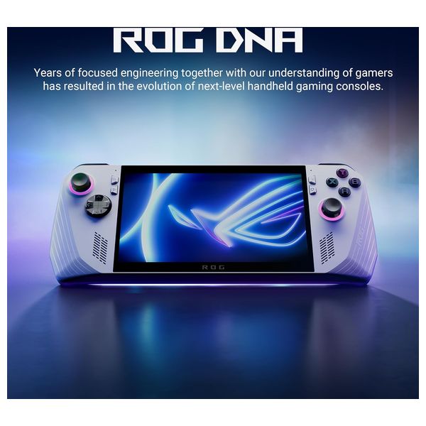 جهاز العاب Rog Ally من اسوس - 512كيكابايت - FHD - ابيض 
