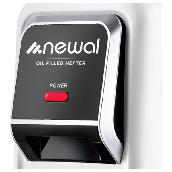 Newal Heater QHT-162 - Oil-Filled Radiator - White 