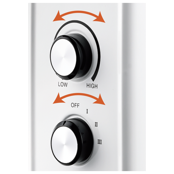  Newal Heater QHT-162 - Oil-Filled Radiator - White 