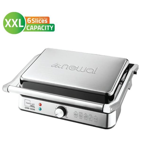  شواية وصانعة ساندويتشات نوال - GSM-5096 - ستيل 