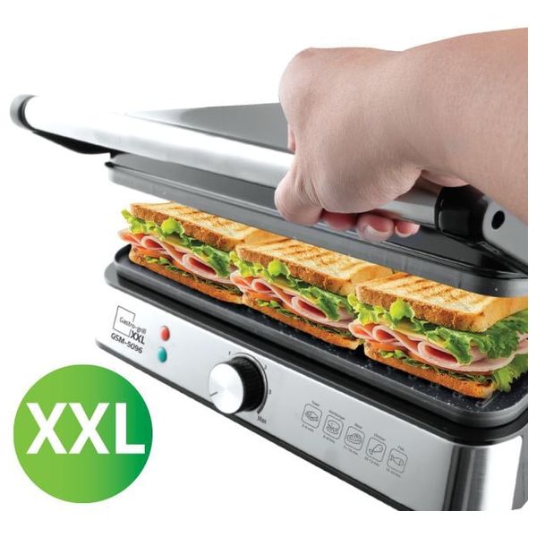  شواية وصانعة ساندويتشات نوال - GSM-5096 - ستيل 