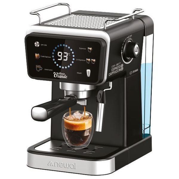  Newal COF-3877 - Espresso Maker - Black 