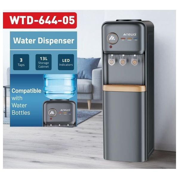  موزع مياه نوال مع حجرة تخزين - WTD-644-05 - سلفر 