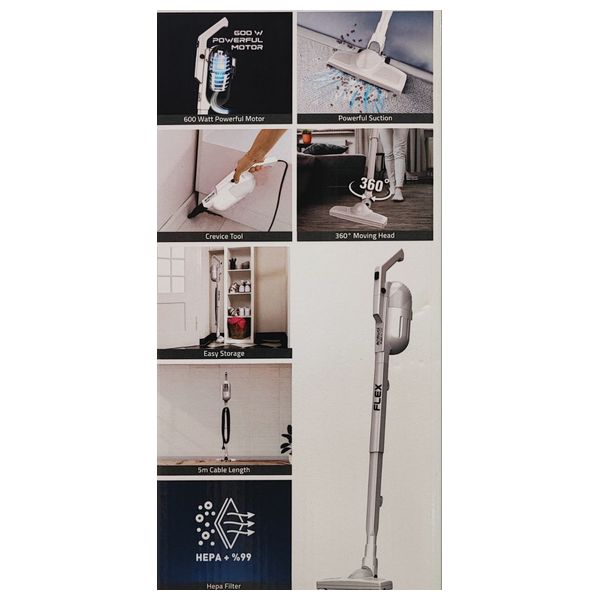  مكنسة نوال سلكية محمولة - VAC-3220 - ابيض 