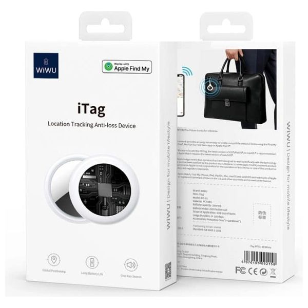  WiWU - ITAG-WT01 - Smart Tracker - Black 