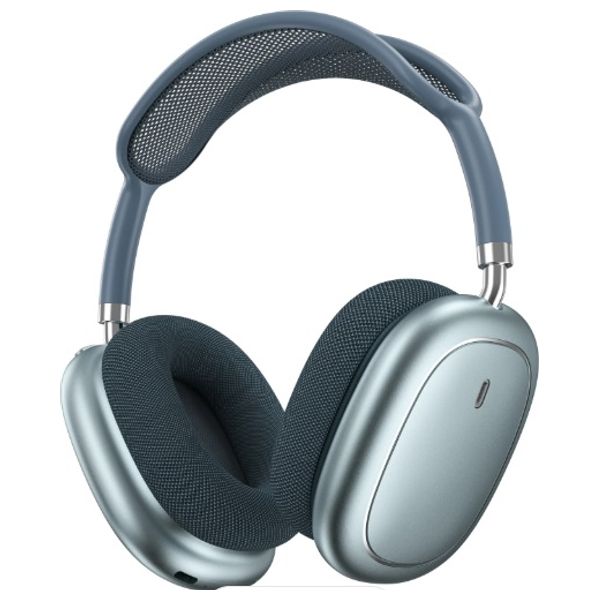  WiWU Airbuds Max TD-18ANC - Over Ear Headphones - 40h Battery - Bluetooth 6.0 - Cyan 