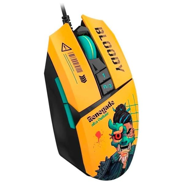 Bloody W63 - Wired Mouse - Orange 