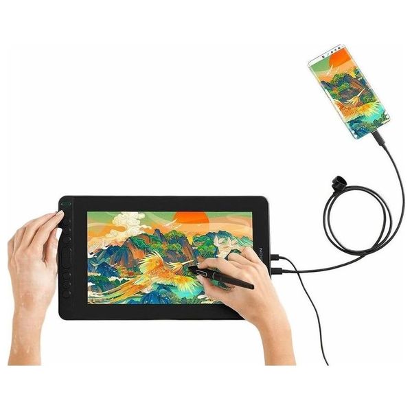  Huion KAMVAS 12  - Digital LCD Writing Tablet Pad - Black 