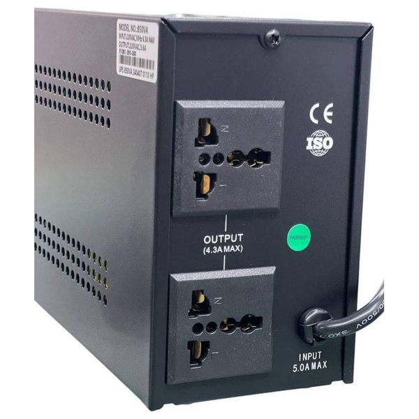 HighPower UPS 850VA – Uninterruptible Power Supply – Black