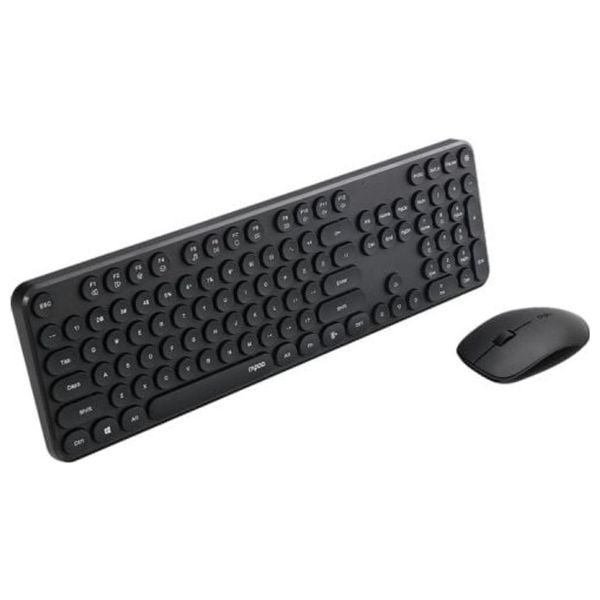 Rapoo X260S - Wireless Keyboard & Mouse - Black 